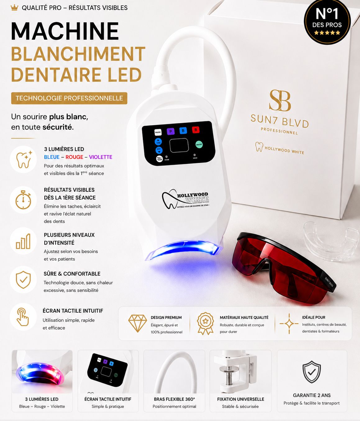 MACHINE BLANCHIMENT DENTAIRE LED